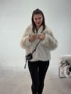 Krem Peluş Kürk Kaban KABAN & MONT & CEKET - Taksim Butik