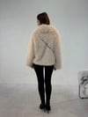 Krem Peluş Kürk Kaban KABAN & MONT & CEKET - Taksim Butik