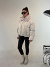 Krem Yaka Kürklü Premium Mont KABAN & MONT & CEKET - Taksim Butik