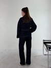Lacivert Denim Kuşaklı Takım TAKIM - Taksim Butik
