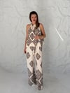 Lacivert Motif Desenli Pantolon Takım