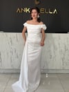 Madonna Yaka Beyaz Abiye