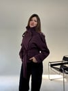 Mürdüm Kısa Trenç TRENÇKOT - Taksim Butik