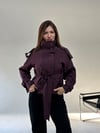Mürdüm Kısa Trenç TRENÇKOT - Taksim Butik
