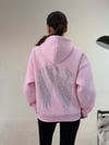 Pembe Angel Taşlı Sweat SWEATSHİRT - Taksim Butik