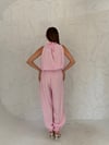 Pembe Çilek Yaka Boncuk Detaylı Takım