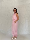Pembe Çilek Yaka Boncuk Detaylı Takım