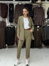 Şal Yaka Haki Blazer Ceket