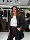 Şal Yaka Siyah Blazer Ceket