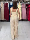 Sarı Korse Bluz Pantolon Takım