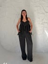 Siyah Bluz Pantolon Takım