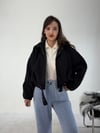 Siyah Bomber Kaşe KABAN & MONT & CEKET - Taksim Butik