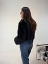 Siyah Kısa Bolero Kürk  KABAN & MONT & CEKET - Taksim Butik