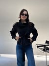 Siyah Kısa Trenç TRENÇKOT - Taksim Butik