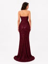 Starlight Bordo Pul Payet Abiye