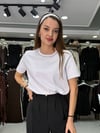 Taş Detaylı Beyaz Tişört