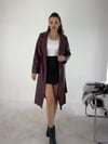 Vişne Çürüğü Baklava Desen Trenç TRENÇKOT - Taksim Butik