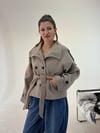 Vizon Melanj Arkası Rüzgarlıklı Kısa Trenç KABAN & MONT & CEKET - Taksim Butik