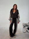 Yan Şeritli Çizgili Pantolon PANTOLON - Taksim Butik