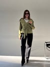 Zeytin Yeşili Kısa Trenç TRENÇKOT - Taksim Butik
