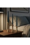 ( MUM 11 ) 3'lü El Yapımı Doğal Ahşap Vazo Şamdan Mumluk 18-14-10 cm Modern Dekoratif İskandinav Masif Mumluk