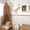 ( PP-30) Bebek & Çocuk Odası Ahşap Üçgen Bordür 3mm Kabartmalı Şerit Duvar Çitası