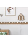 ( PP-53 ) Bebek & Çocuk Odası Ahşap Kemer Bordür 3mm Kabartmalı Şerit Duvar Çitası