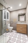 CODE-265 Suya Dayanıklı Mutfak Banyo Zemin Mermer Mobilya Fayans Yapışkanlı Folyo Kaplama