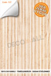 Code127 KENDİNDEN YAPIŞKANLI DUVAR KAPLAMA AHŞAP ÇİTA GÖRÜNÜMLÜ FOLYO İSKANDİNAV PANEL (100X300cm)