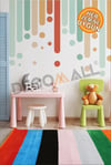DS-22 BOHEM KEMER MİNİMALİST PİNTEREST GÖKKUŞAĞI ÇOCUK ODASI DUVAR STİCKERİ