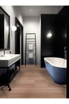 K-22 Kendinden Yapışkanlı FOLYO Suya Dayanıklı Mutfak Banyo Zemin Kaplama 30x30cm (Laminasyonlu)