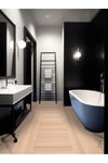 K-24 Kendinden Yapışkanlı FOLYO KARO Suya Dayanıklı Mutfak Banyo Zemin Kaplama 30x30 Cm(4 ADET)