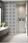 K-37 Kendinden Yapışkanlı FOLYO KARO Suya Dayanıklı Mutfak Banyo Zemin Kaplama 30x30 Cm(4 ADET)