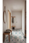 K-42 Kendinden Yapışkanlı FOLYO Suya Dayanıklı Mutfak Banyo Zemin Kaplama 30x30cm (Laminasyonlu)