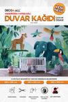 kids001 Yeni Nesil Kendinden Yapışkanlı Çocuk Odası Duvar Kağıdı Duvar Posteri Yapışkanlı 