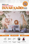 kids012 Yeni Nesil Kendinden Yapışkanlı Çocuk Odası Duvar Kağıdı Duvar Posteri Yapışkanlı 