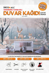 kids018 Yeni Nesil Kendinden Yapışkanlı Çocuk Odası Duvar Kağıdı Duvar Posteri Yapışkanlı 