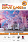 kids062 Yeni Nesil Kendinden Yapışkanlı Çocuk Odası Duvar Kağıdı Duvar Posteri Yapışkanlı 