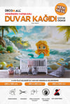 kids070 Yeni Nesil Kendinden Yapışkanlı Çocuk Odası Duvar Kağıdı Duvar Posteri Yapışkanlı 