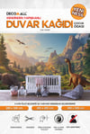 kids080 Yeni Nesil Kendinden Yapışkanlı Çocuk Odası Duvar Kağıdı Duvar Posteri Yapışkanlı 