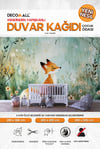 kids086 Yeni Nesil Kendinden Yapışkanlı Çocuk Odası Duvar Kağıdı Duvar Posteri Yapışkanlı 