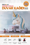 kids098 Yeni Nesil Kendinden Yapışkanlı Çocuk Odası Duvar Kağıdı Duvar Posteri Yapışkanlı 