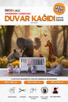 kids112 Yeni Nesil Kendinden Yapışkanlı Çocuk Odası Duvar Kağıdı Duvar Posteri Yapışkanlı 