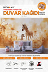 kids140 Yeni Nesil Kendinden Yapışkanlı Çocuk Odası Duvar Kağıdı Duvar Posteri Yapışkanlı 