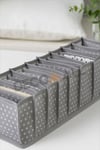 (M Beden) 1 Adet 11 Gözlü Gri Benekli Çekmece Içi Düzenleyici Organizer Çok Amaçlı 42 X 14 X 14 Cm