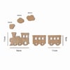 (PP-36) Bebek ve Çocuk Odası Ahşap Tren Duvar Dekoru – Tren Temalı | 3 mm Kabartmalı
