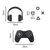 (PP-44) Çocuk ve Gamer Odası Ahşap Oyun Tablosu Duvar Dekoru – Gamer Temalı | 3 mm Kabartmalı