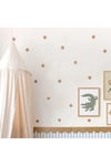 (PP-55) Bebek ve Çocuk Odası Ahşap Yuvarlak Duvar Dekoru – 3 mm Kabartmalı 30Adet