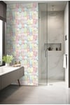 Suya Dayanıklı 50X100 CM Mutfak Banyo Zemin Mermer Fayans Yapışkanlı Folyo (LAMİNASYONLU) CODE 183