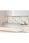 Suya Dayanıklı 50X100 CM Mutfak Banyo Zemin Mermer Fayans Yapışkanlı Folyo (LAMİNASYONLU) CODE 183